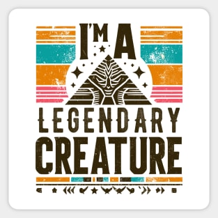 I'm A Legendary Creature Otherkins Fantasy Ancient Pyramid Sticker